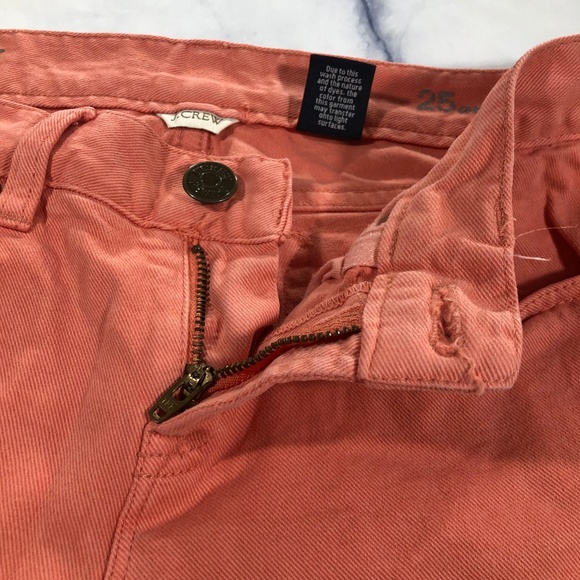 J. Crew Coral Orange Toothpick Ankle Skinny Jeans - Picture 4 of 8